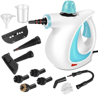 Handheld Pressurized Steam Cleaner with 12 pcs Accessories
