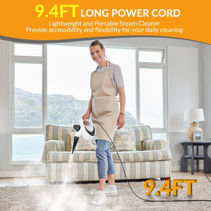 Handheld Pressurized Steam Cleaner with 12 pcs Accessories